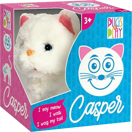 Rowan FuzzBuzz Cat Pets Casper Walking Cat, Plushie