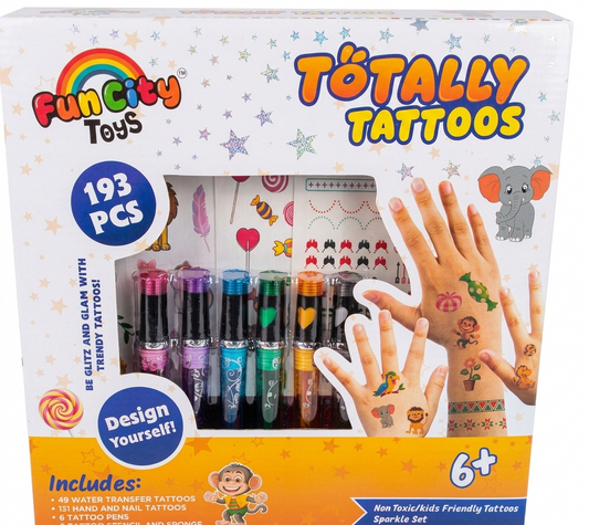 FUN CITY Toys Totally Tattoos
