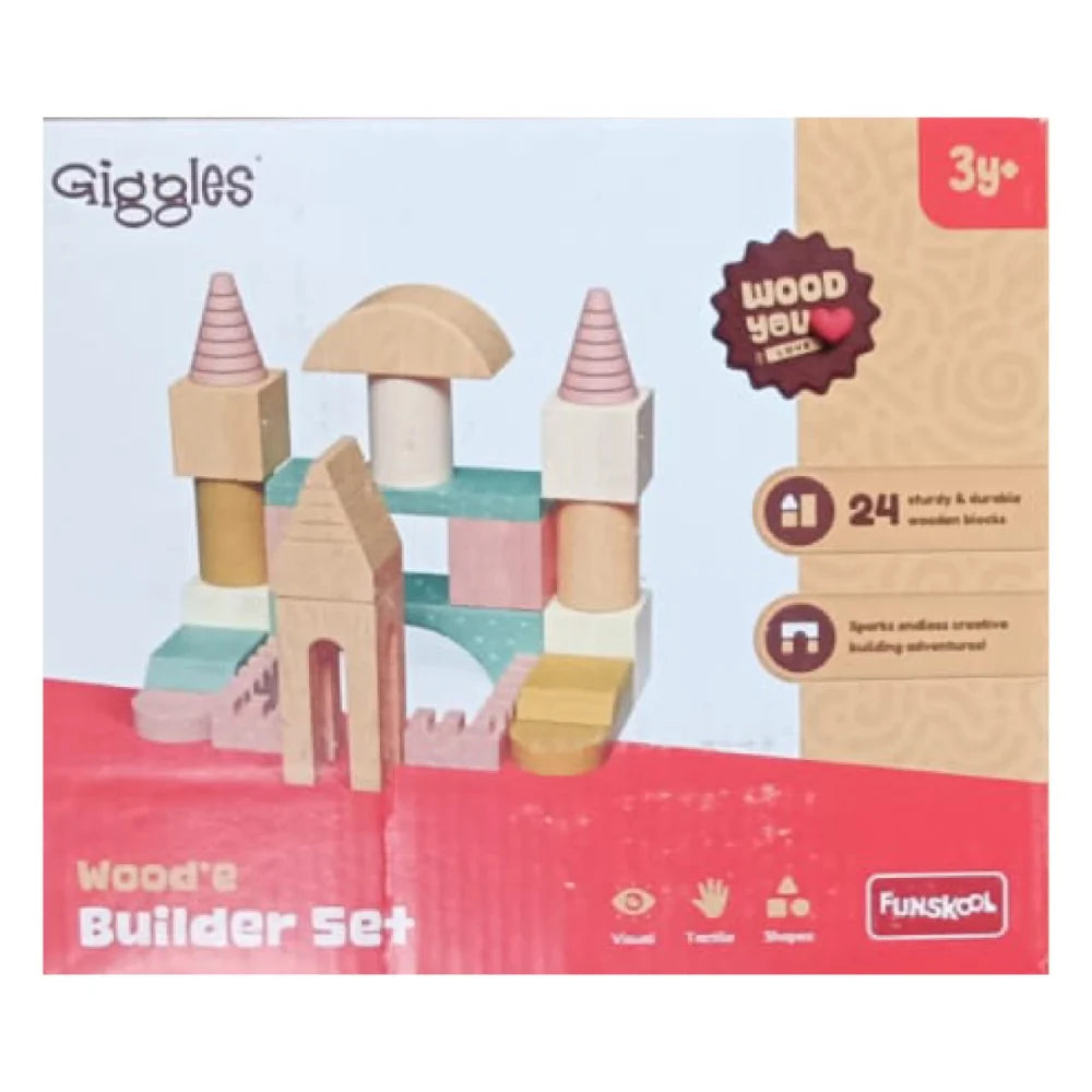 Giggles Wood'e Builder Playset