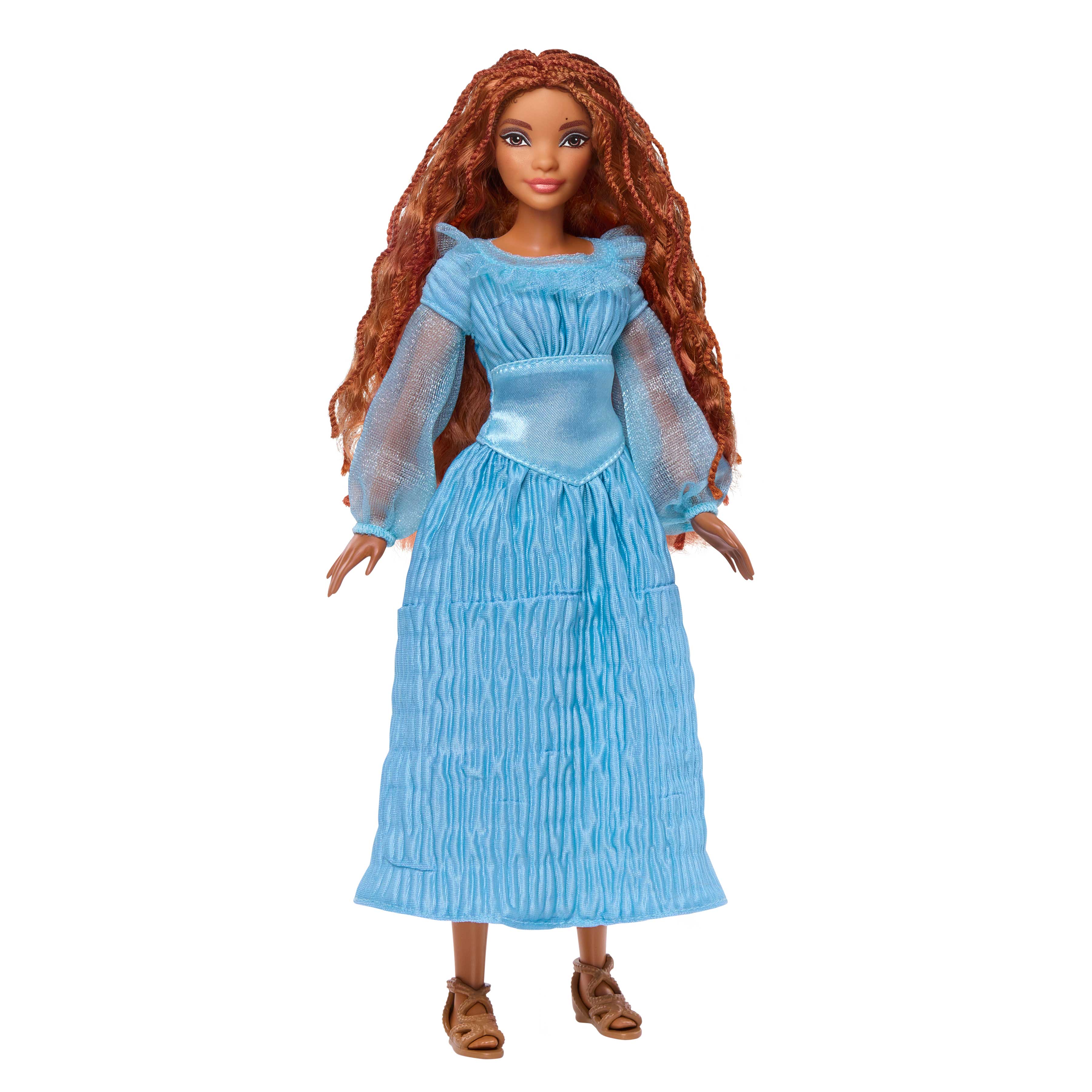 Disney The Little Mermaid Ariel Fashion Doll On Land In Signature Blue