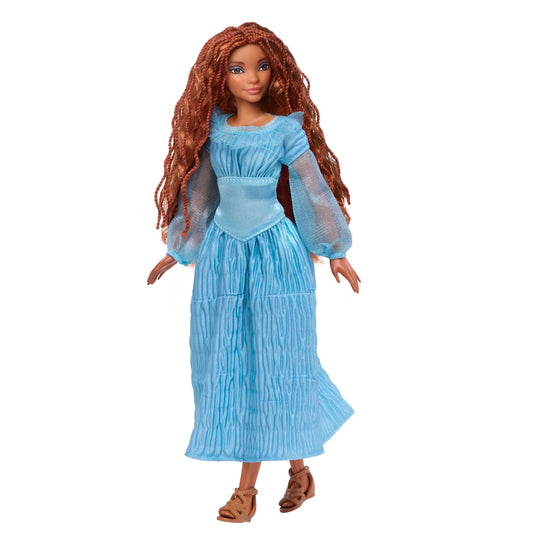 Disney The Little Mermaid Ariel Fashion Doll On Land In Signature Blue