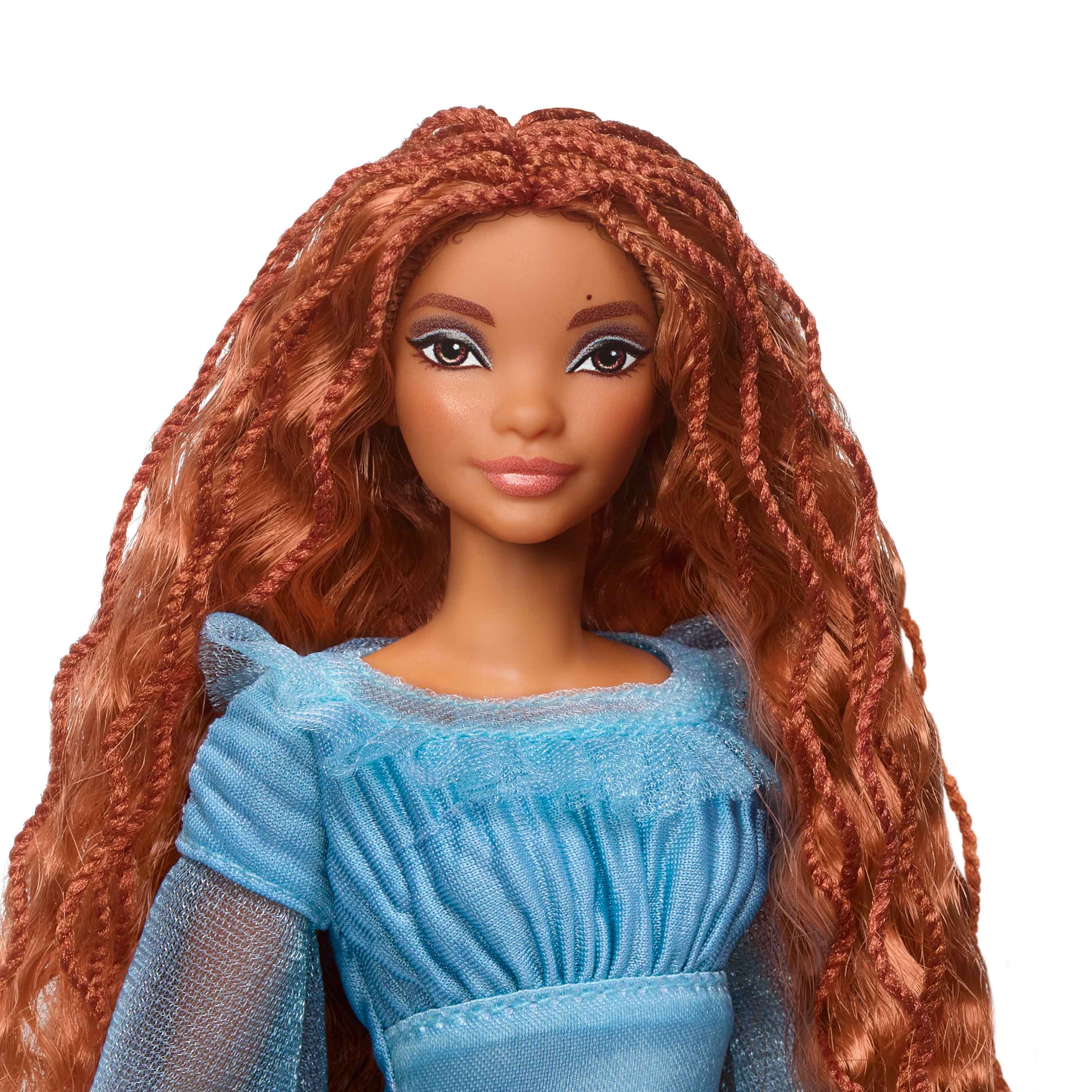 Disney The Little Mermaid Ariel Fashion Doll On Land In Signature Blue