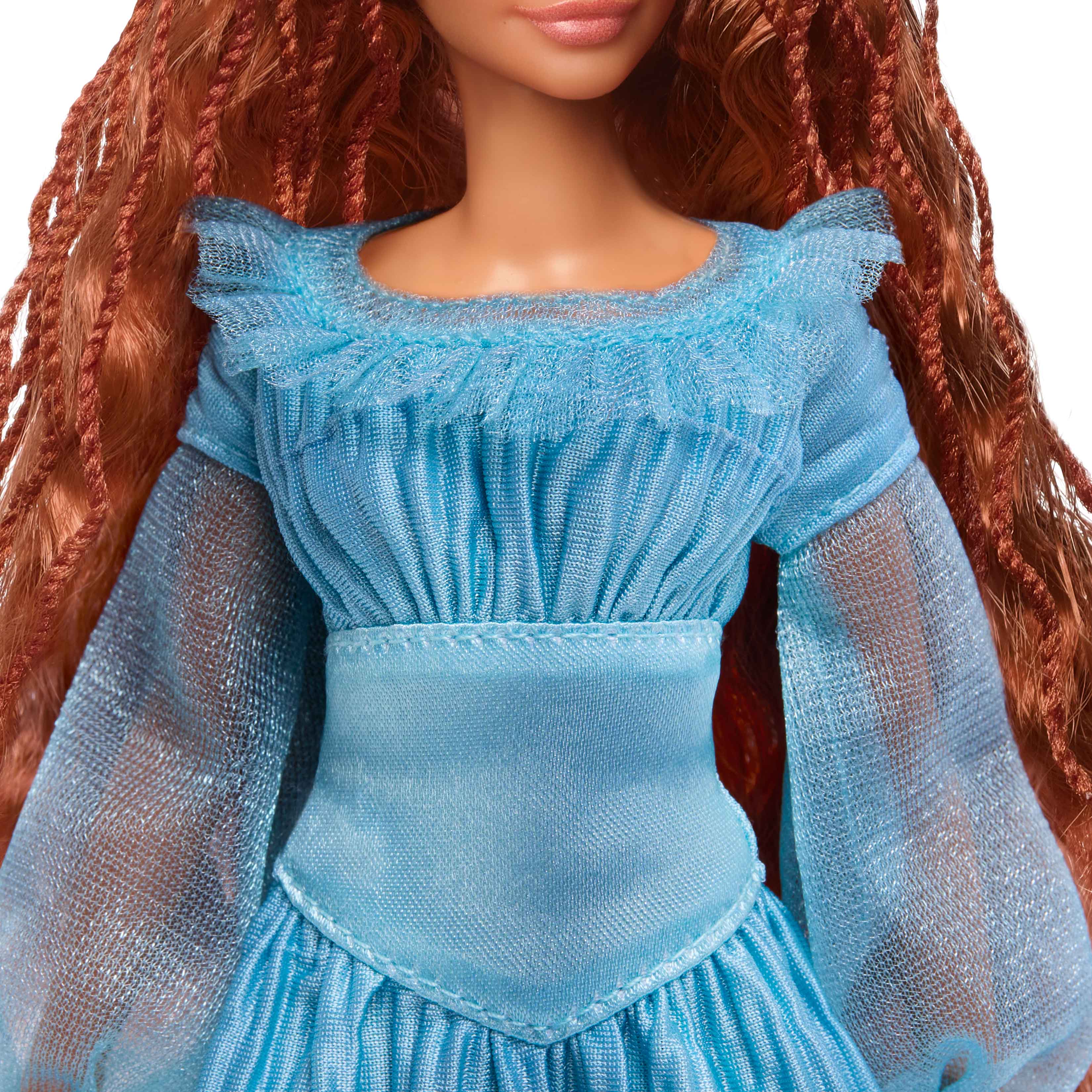 Disney The Little Mermaid Ariel Fashion Doll On Land In Signature Blue