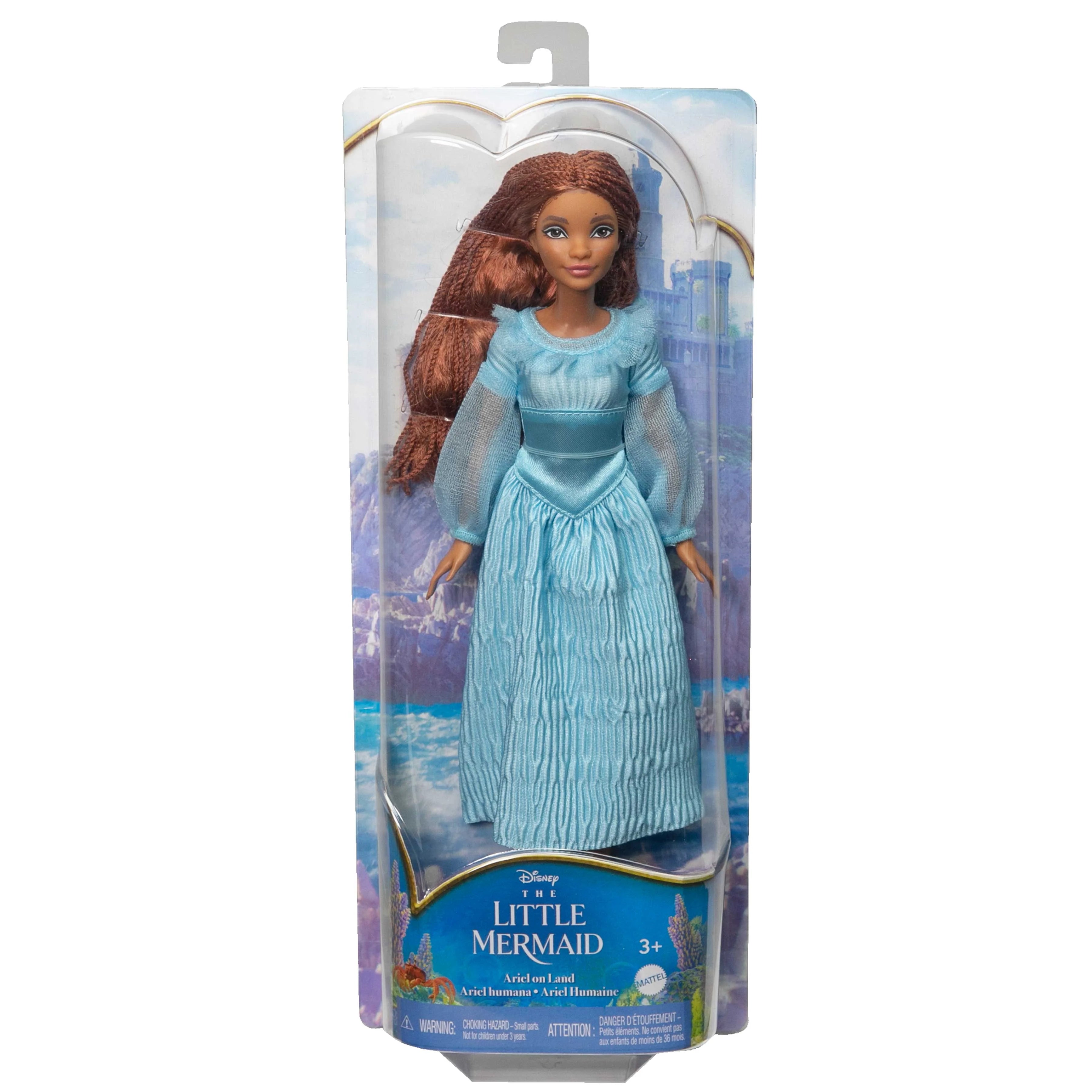 Disney The Little Mermaid Ariel Fashion Doll On Land In Signature Blue