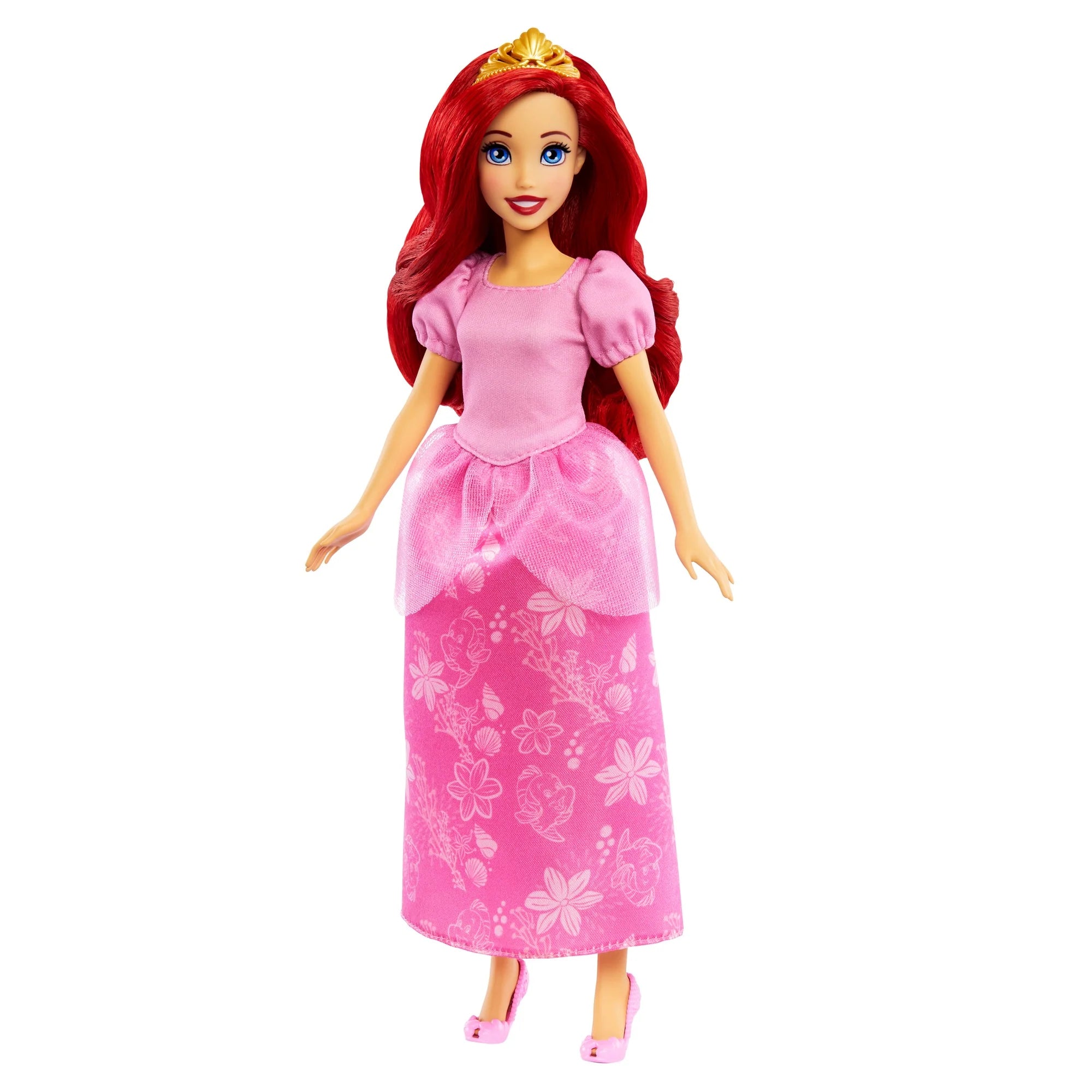 Disney Princess Ariel 2-in-1 Mermaid to Princess Doll with 2 Fashions and Accessories Inspired by the Disney Movies