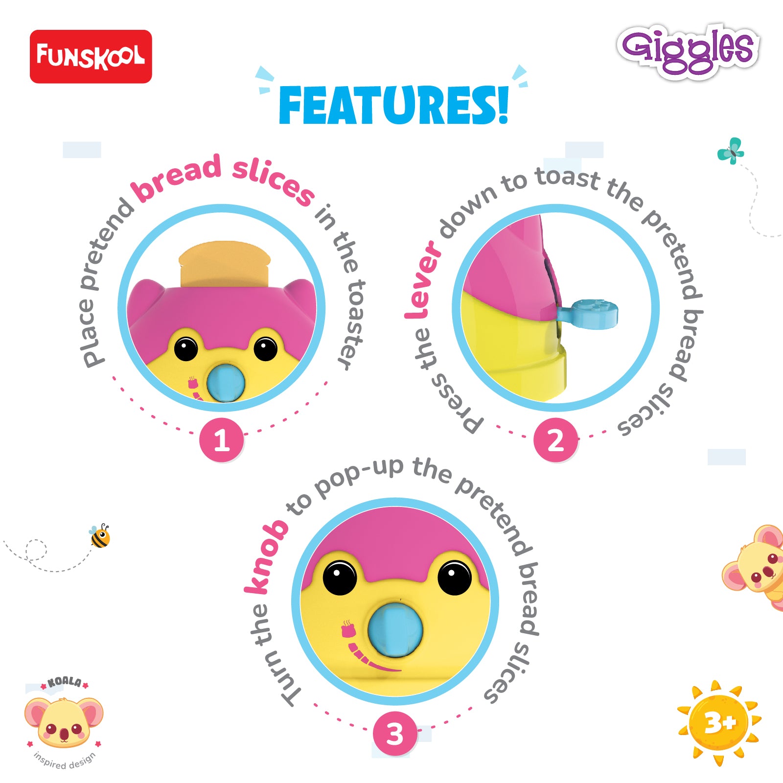 Giggles Happy Lil Home – Toaster