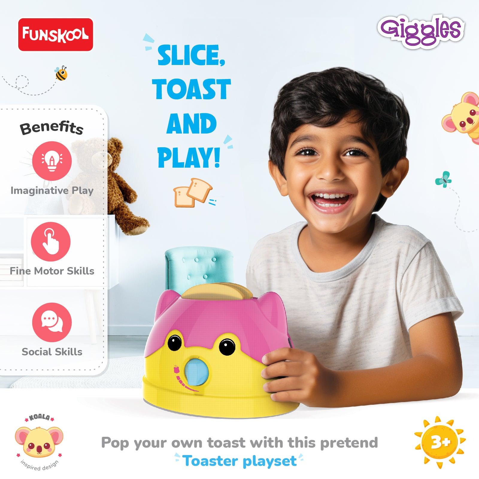 Giggles Happy Lil Home – Toaster