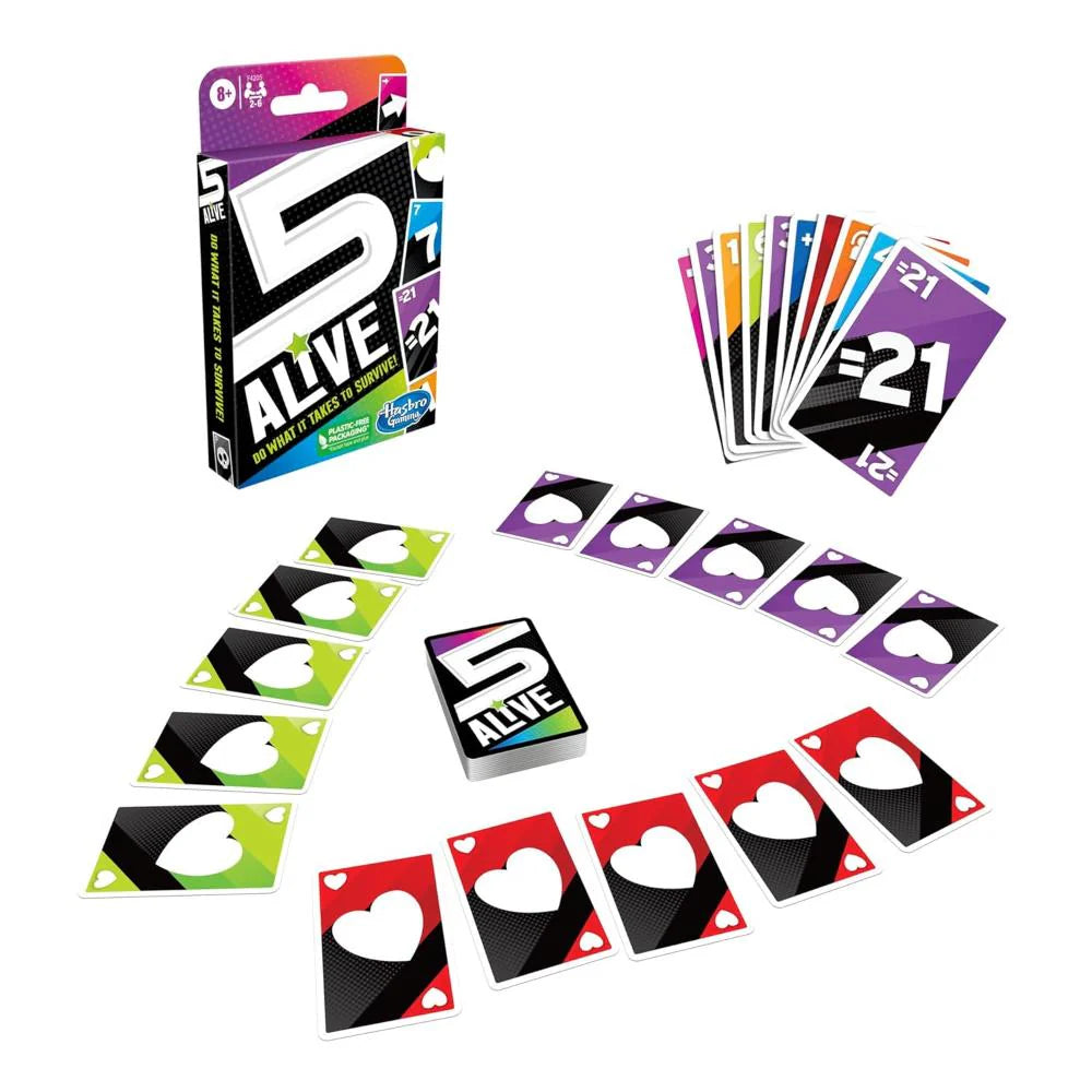 Hasbro 5 Alive Card Game