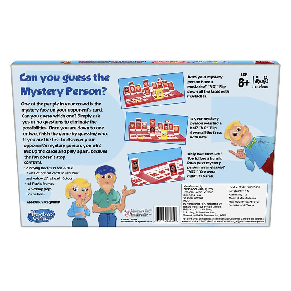 Hasbro Gaming Guess Who? Original Mystery Face Guessing Game