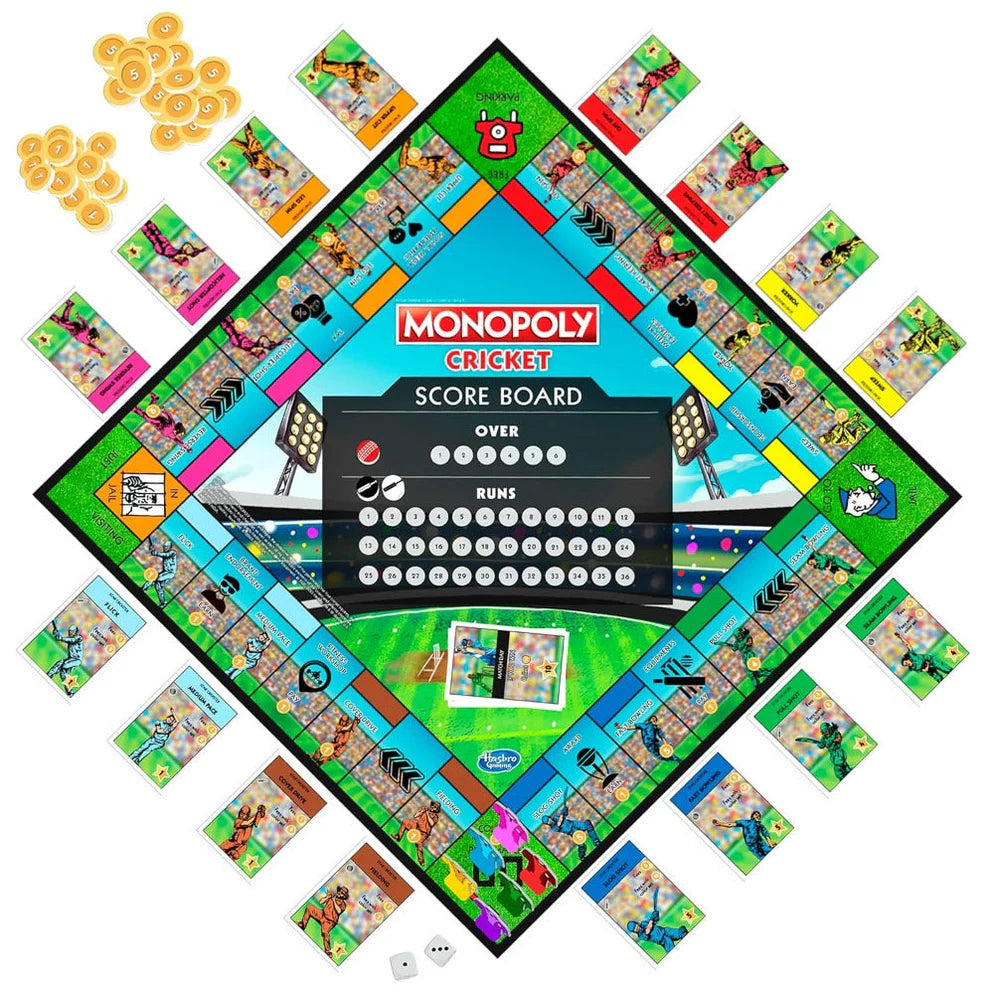Hasbro Monopoly Cricket Board Game