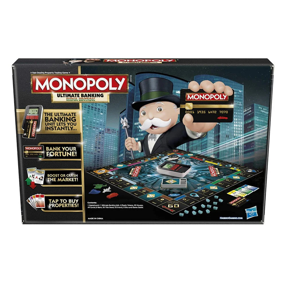 Hasbro Monopoly Game - Ultimate Banking India Edition