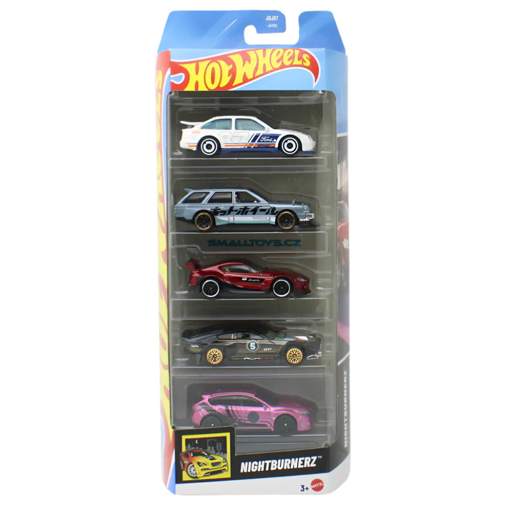 Hot Wheels 2025 1:64 Scale Diecast Cars - Pack of 5 (Assorted Pack)