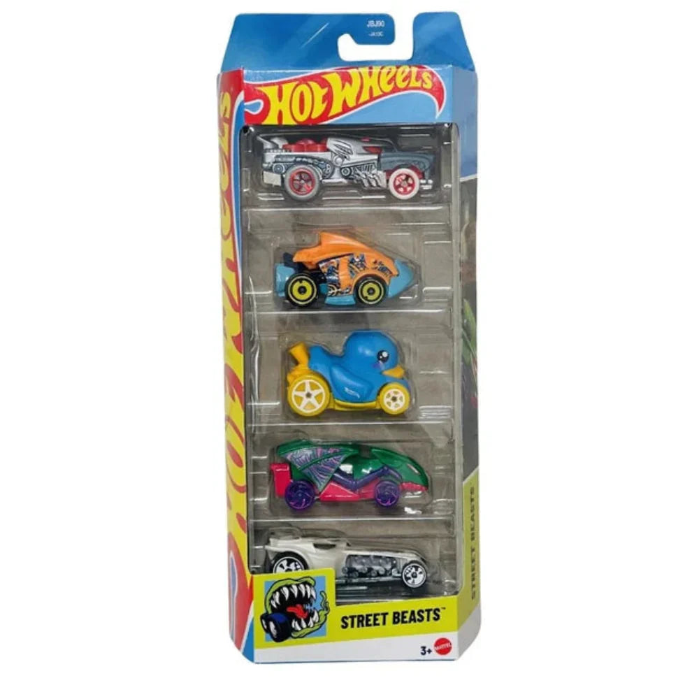 Hot Wheels 2025 1:64 Scale Diecast Cars - Pack of 5 (Assorted Pack)