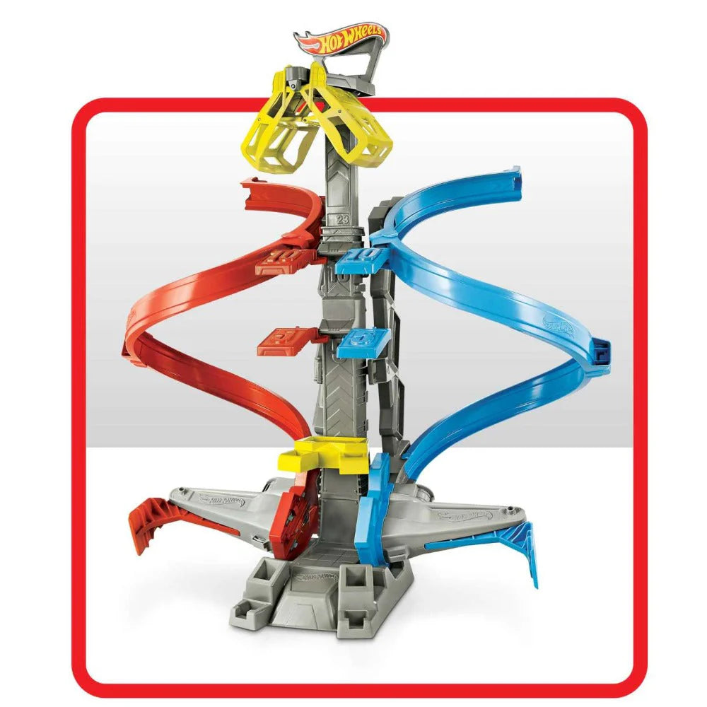 Hot Wheels Loop and Launch Play Set with 1:64 Single Car GRW39