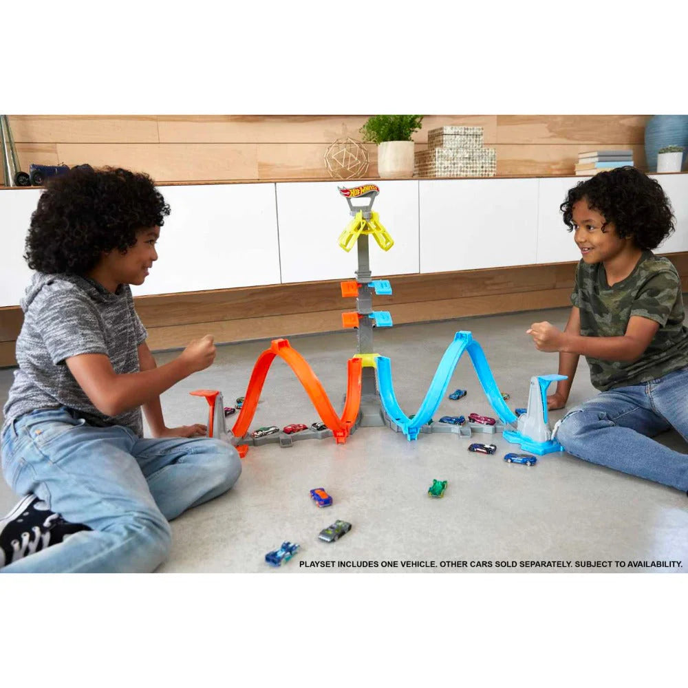 Hot Wheels Loop and Launch Play Set with 1:64 Single Car GRW39