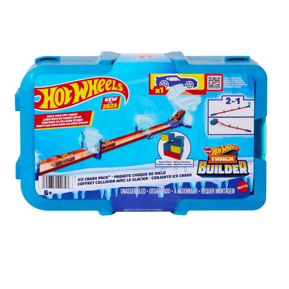 Hot Wheels Track Builder Ice Crash Pack HNJ66