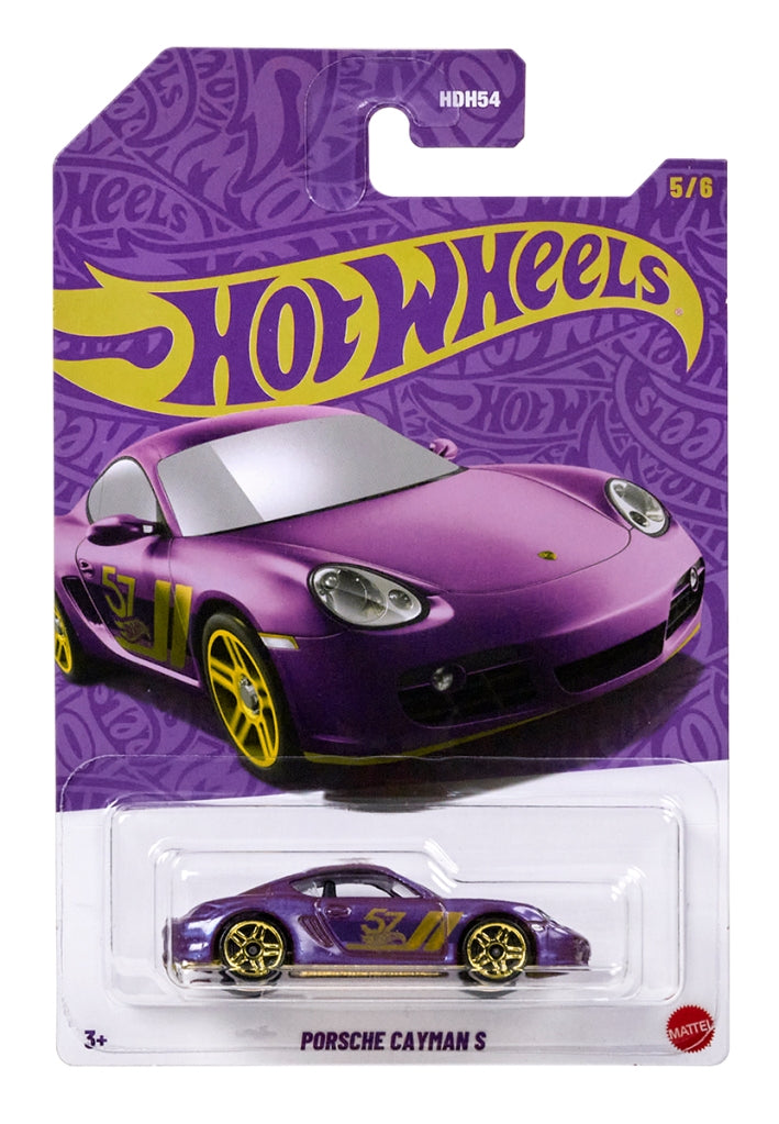 Hot Wheels 57th Anniversary Pearl & Chrome 2025, HDH54 - Porsche Cayman S
