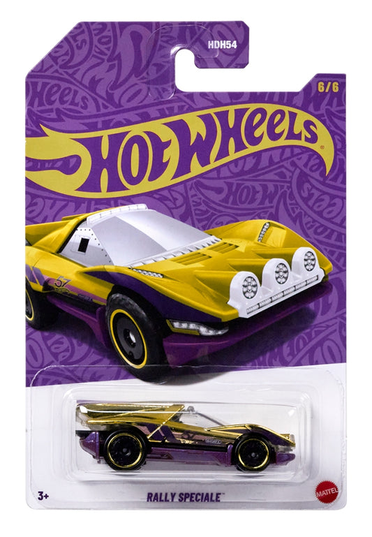 Hot Wheels 57th Anniversary Pearl & Chrome 2025, HDH54 - RALLY SPECIALE