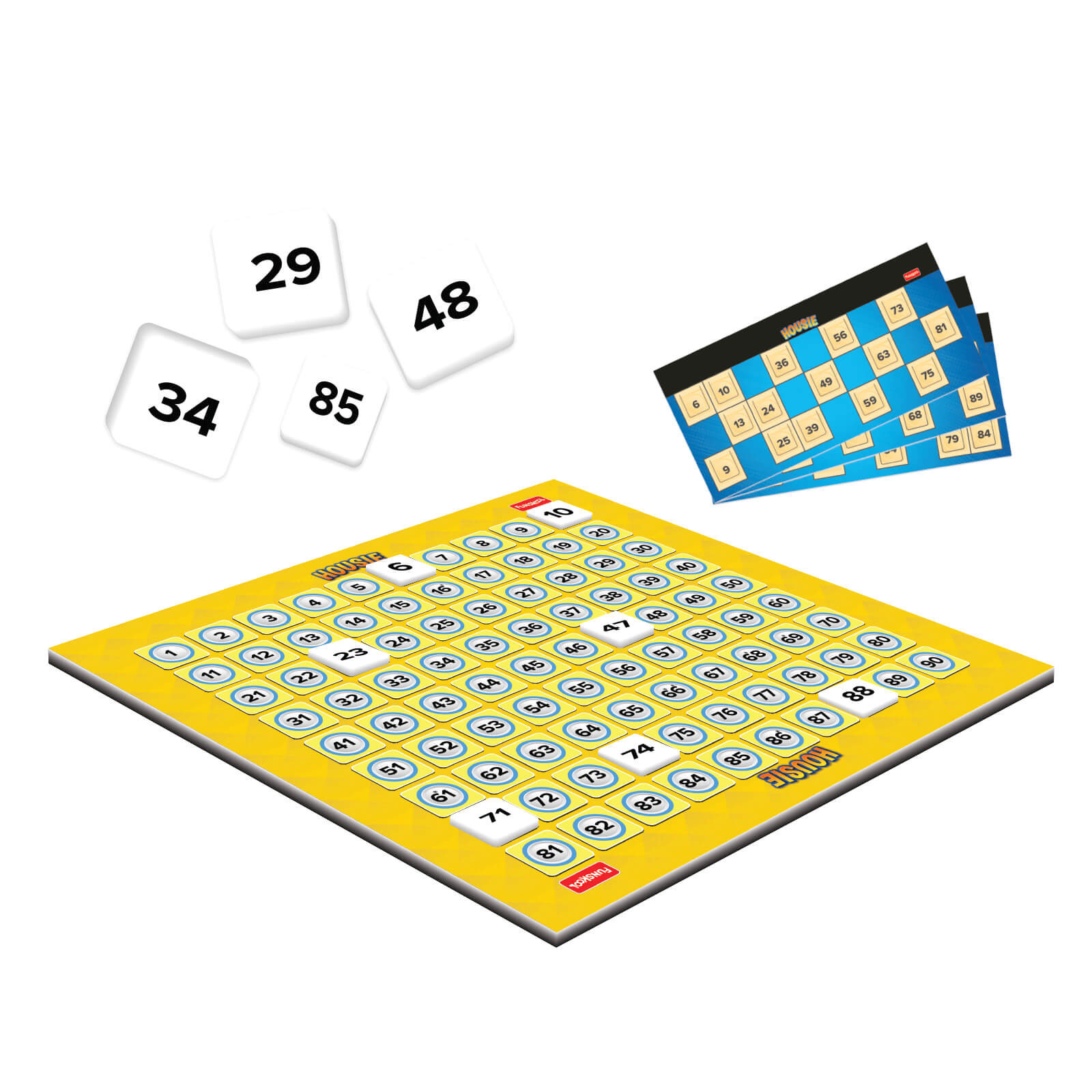 Funskool Games Housie First 100 Numbers