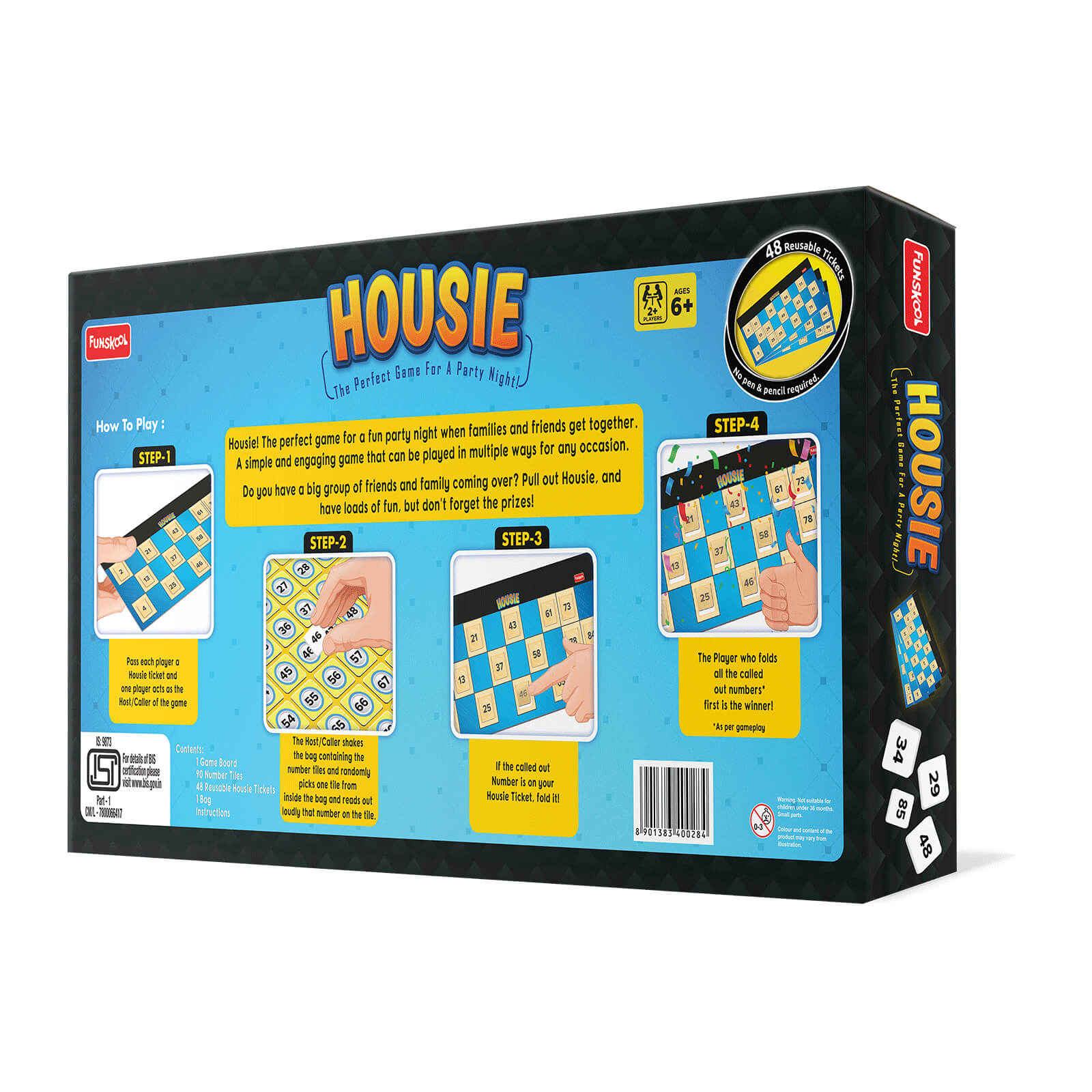 Funskool Games Housie First 100 Numbers