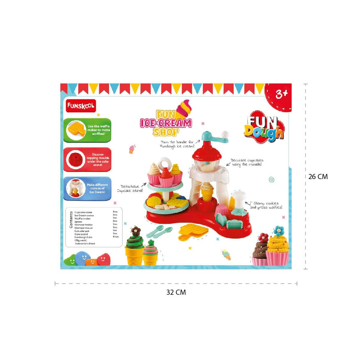 Funskool Fun Dough Ice Cream Shop