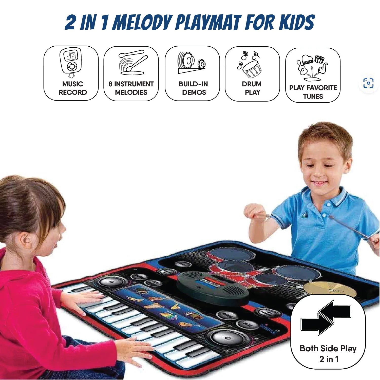 Electrobotic 2 in 1 Melody Playmat For Kids