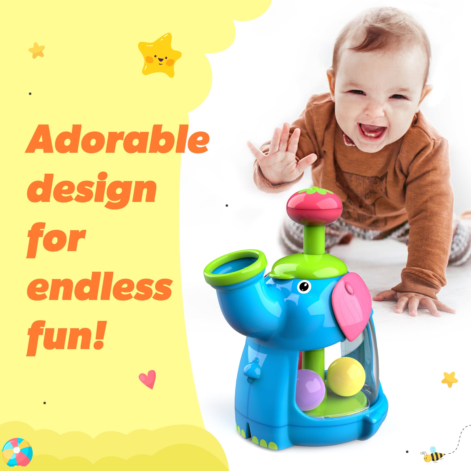 Giggles Jumbo Push & Twirl