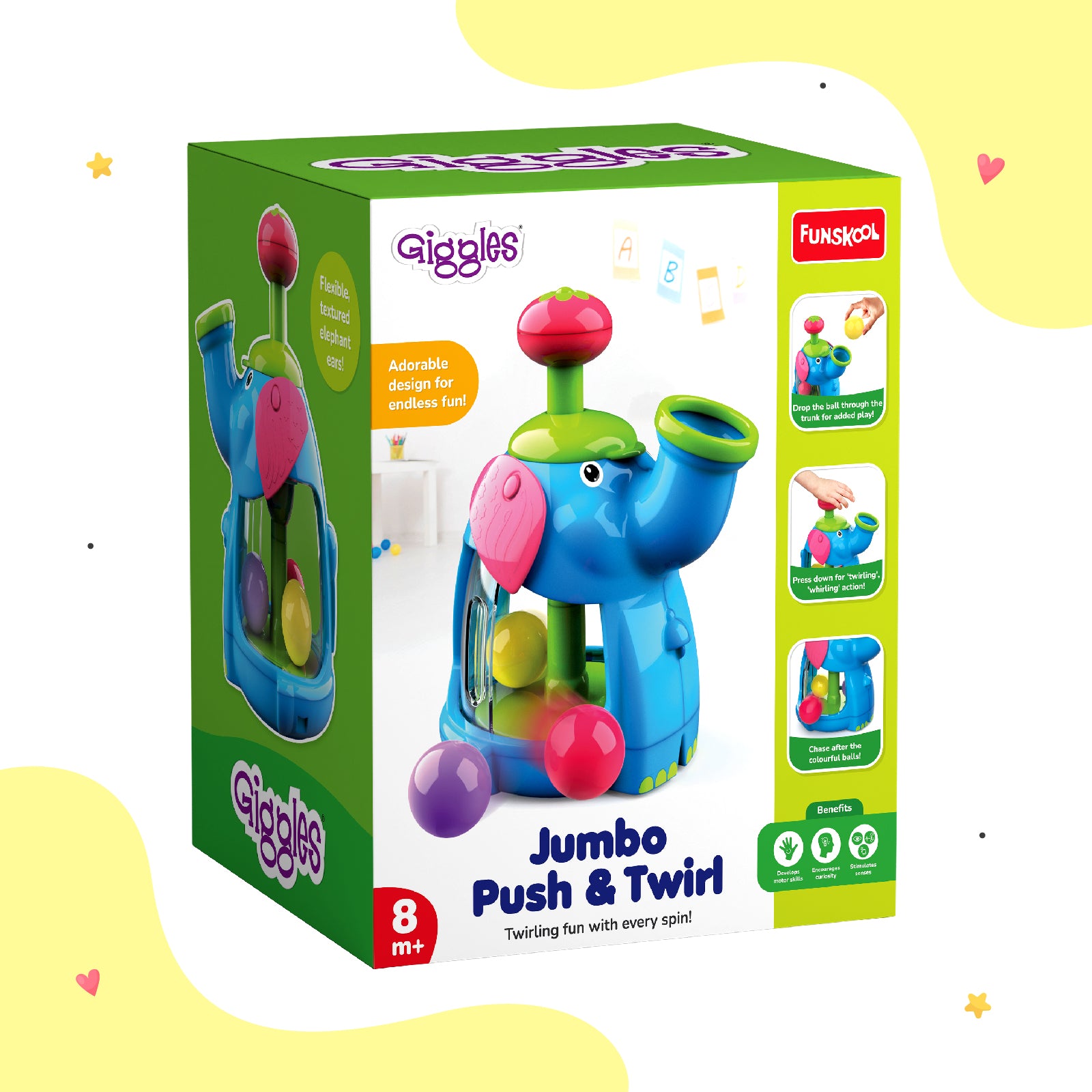 Giggles Jumbo Push & Twirl
