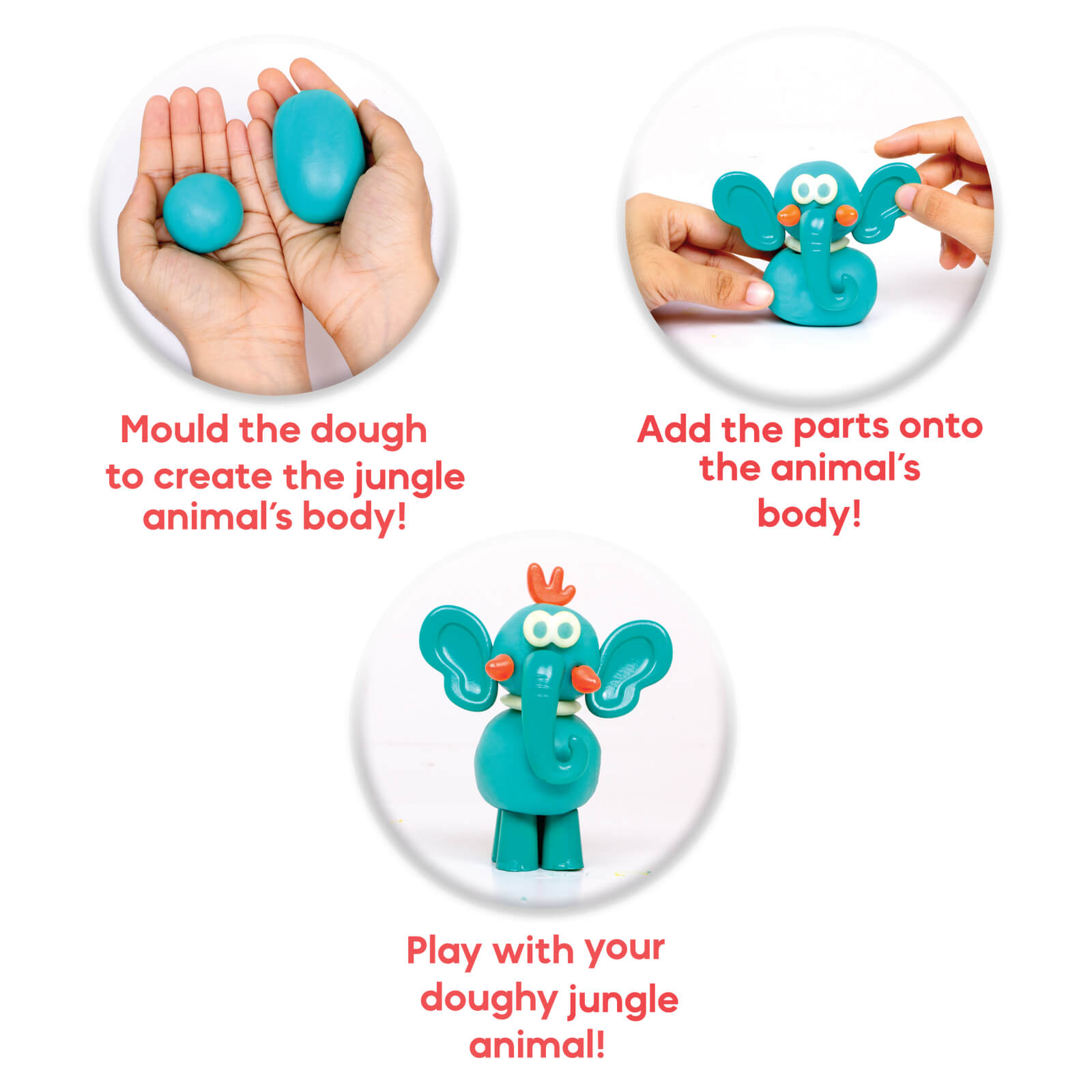 Funskool Fun Dough Jungle Friends