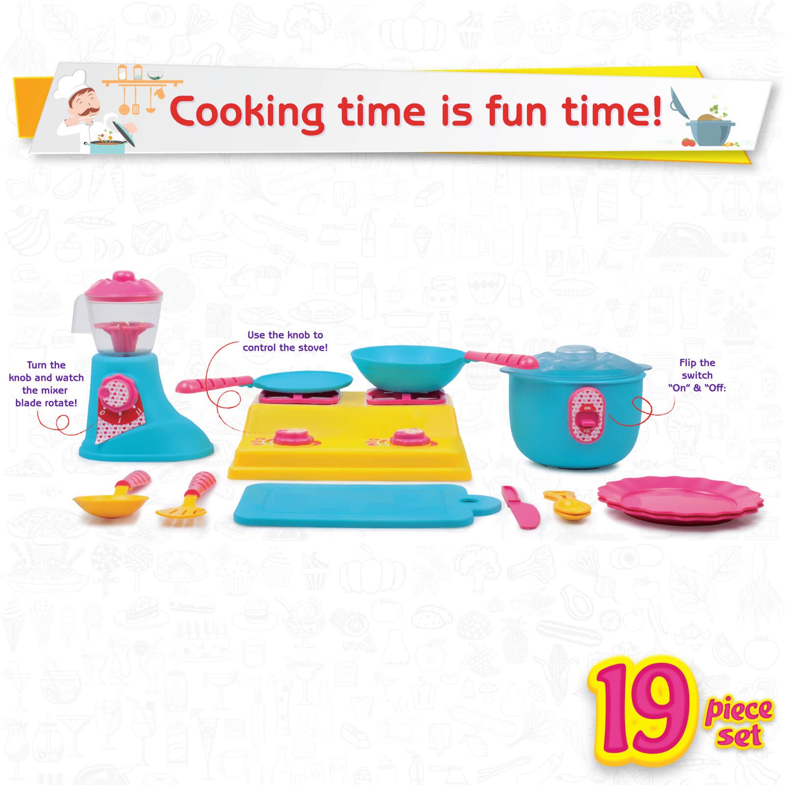 Giggles Kitchen Set Deluxe
