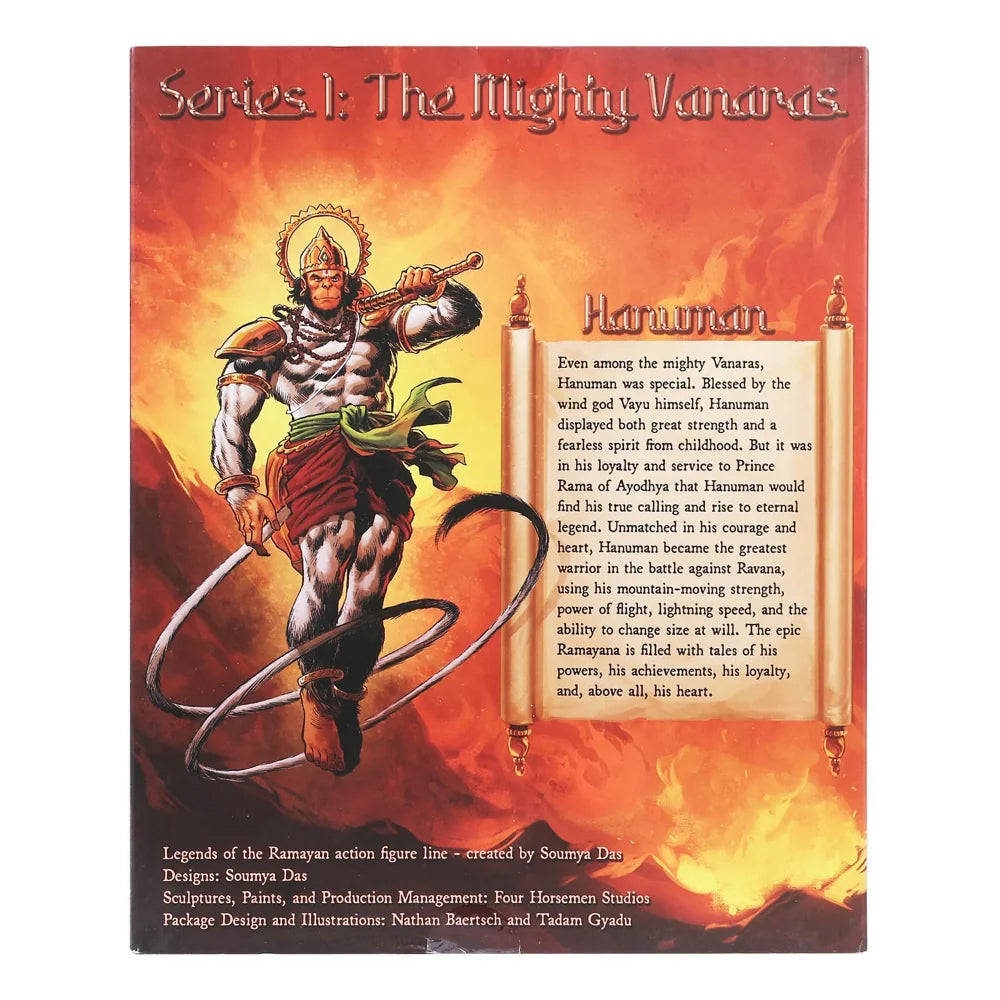 Skoodle Legends Of The Ramayan 1:12 Scale - Hanuman Figure