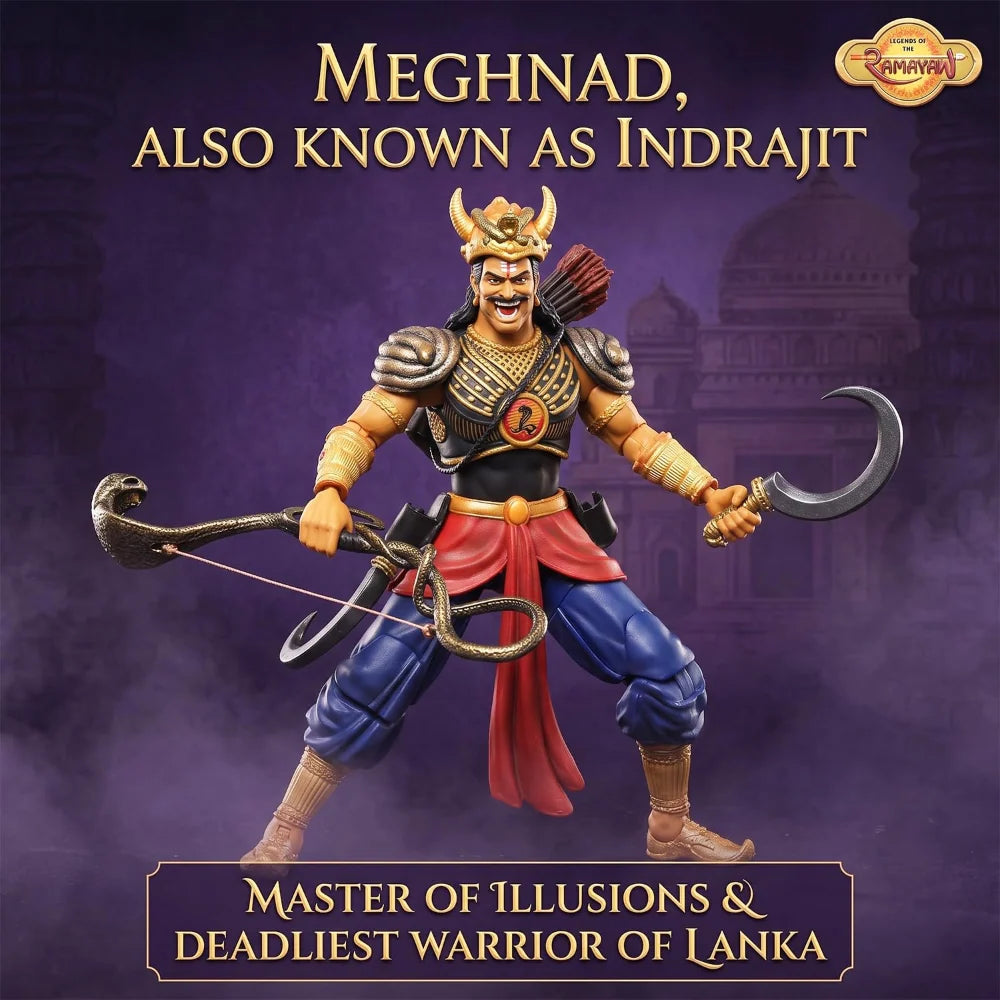 Skoodle Legends Of The Ramayan 1:12 Scale - Meghnad Figure