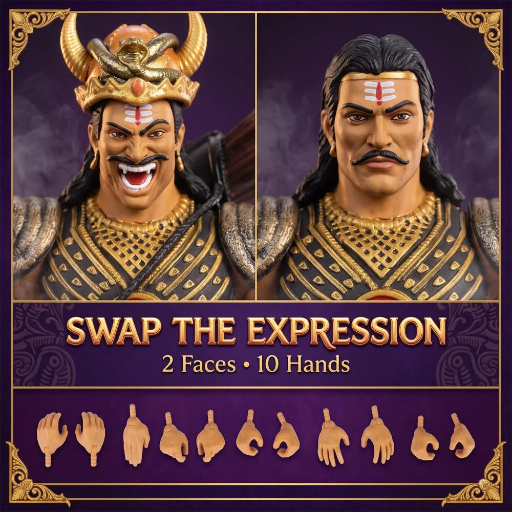 Skoodle Legends Of The Ramayan 1:12 Scale - Meghnad Figure