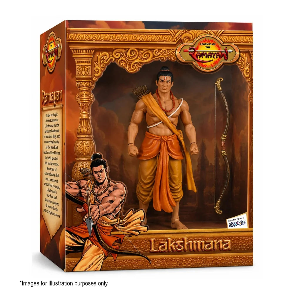 Skoodle Legends Of The Ramayan: Lakshmana – 1:12 Scale Collectible Action Figure