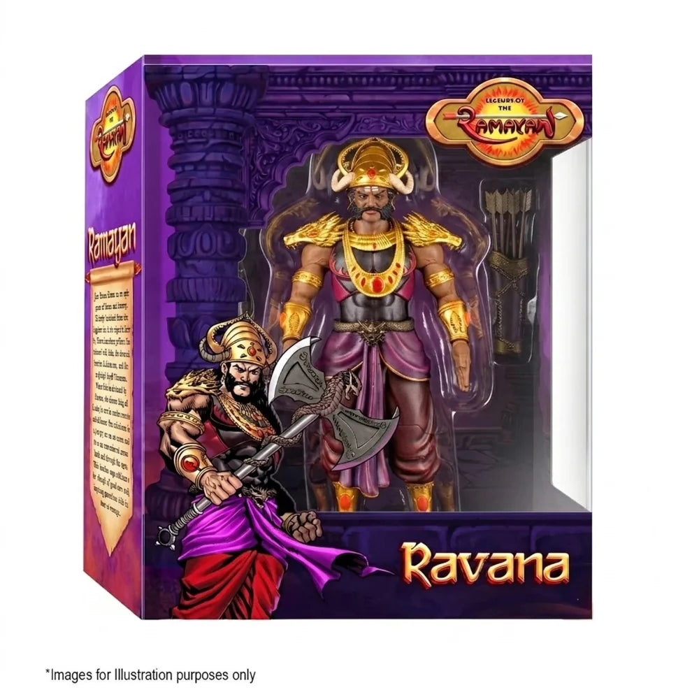 Skoodle Legends Of The Ramayan – Ravana 1:12 Scale Collectible Action Figure