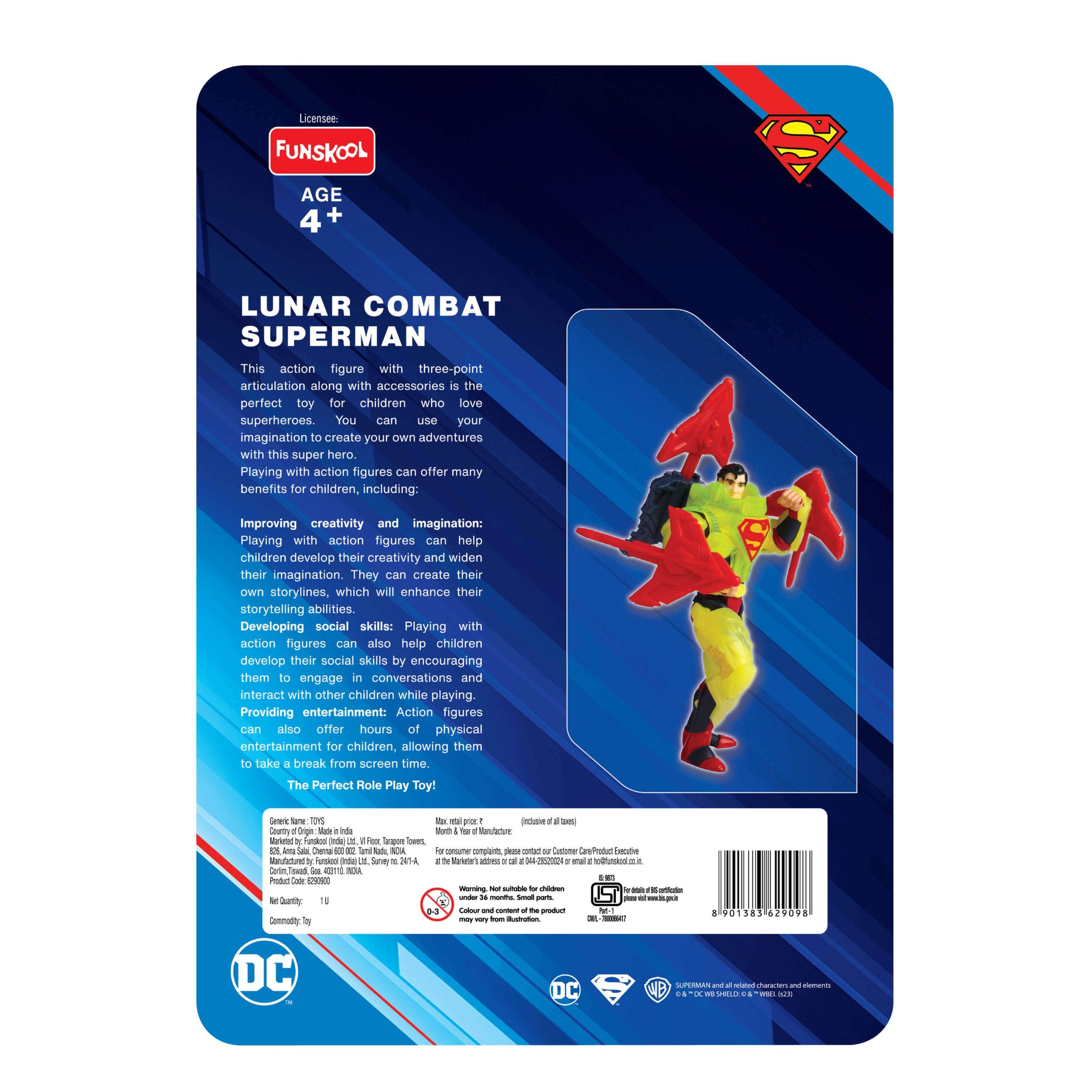 FUNSKOOL LUNAR COMBAT SUPERMAN