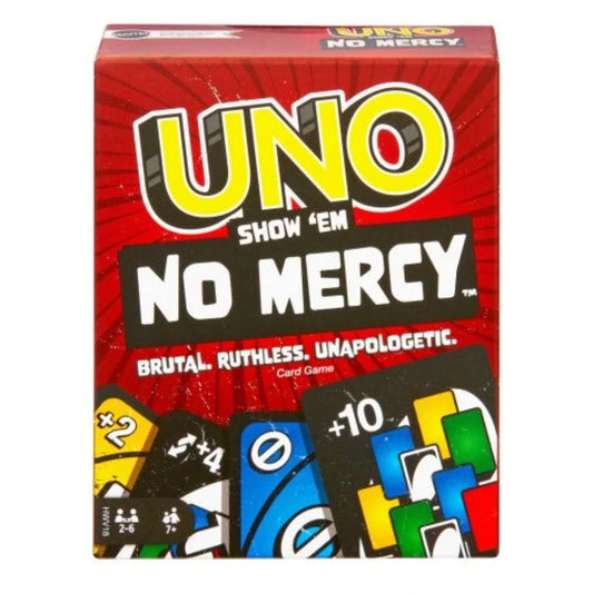 Mattel Games UNO Show ‘em No Mercy Card Game for Kids, Adults & Family Parties