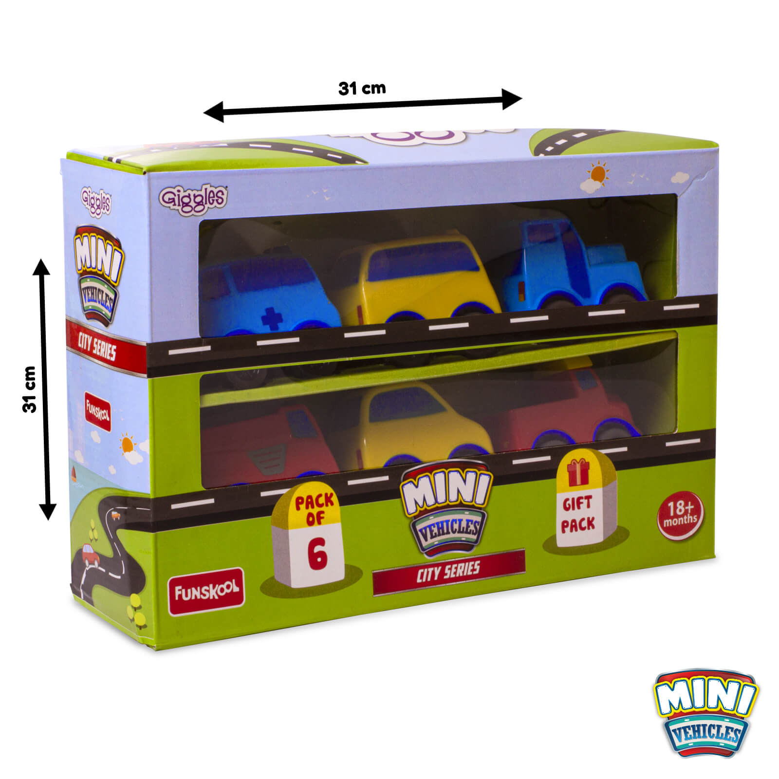 Giggles Mini Vehicles-city Series