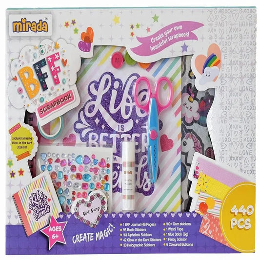 Mirada Art & Craft, BFF Scrapbook, Ideal Gift for Boys & Girls
