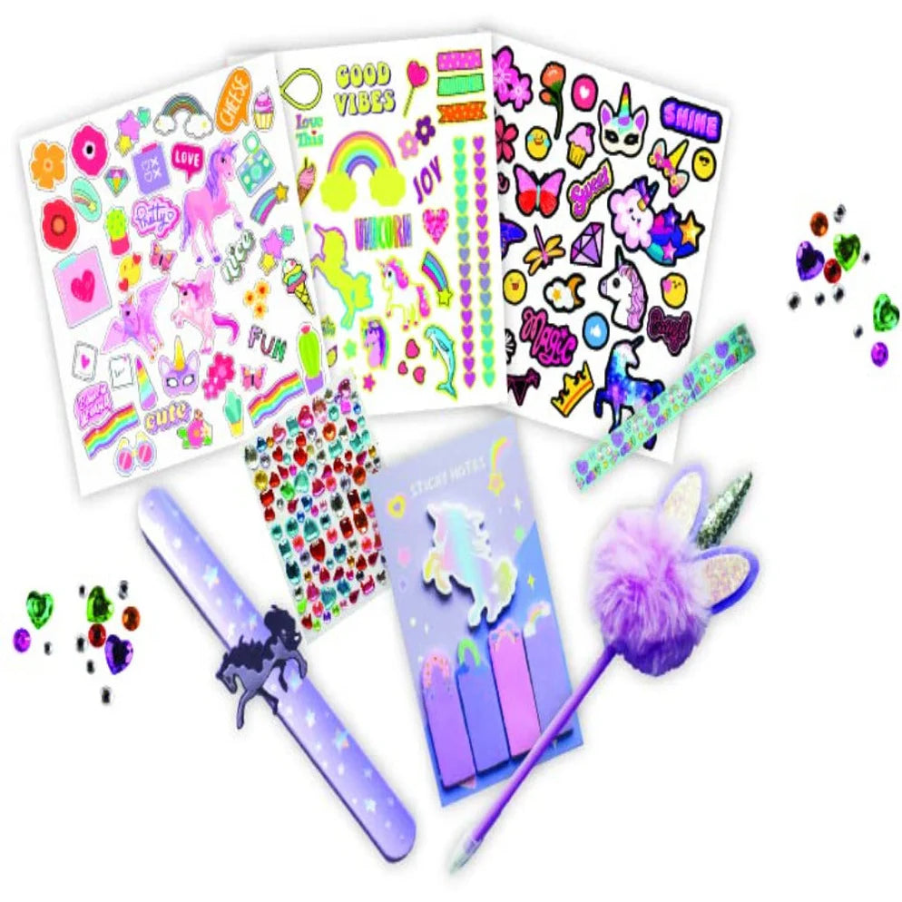 Mirada Art & Crafts, I Love Unicorn includes Glow in the Dark Stickers