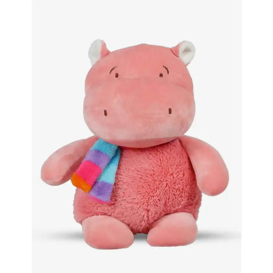 Mirada Super Soft 25 cm Hippo With Scarf - Coral
