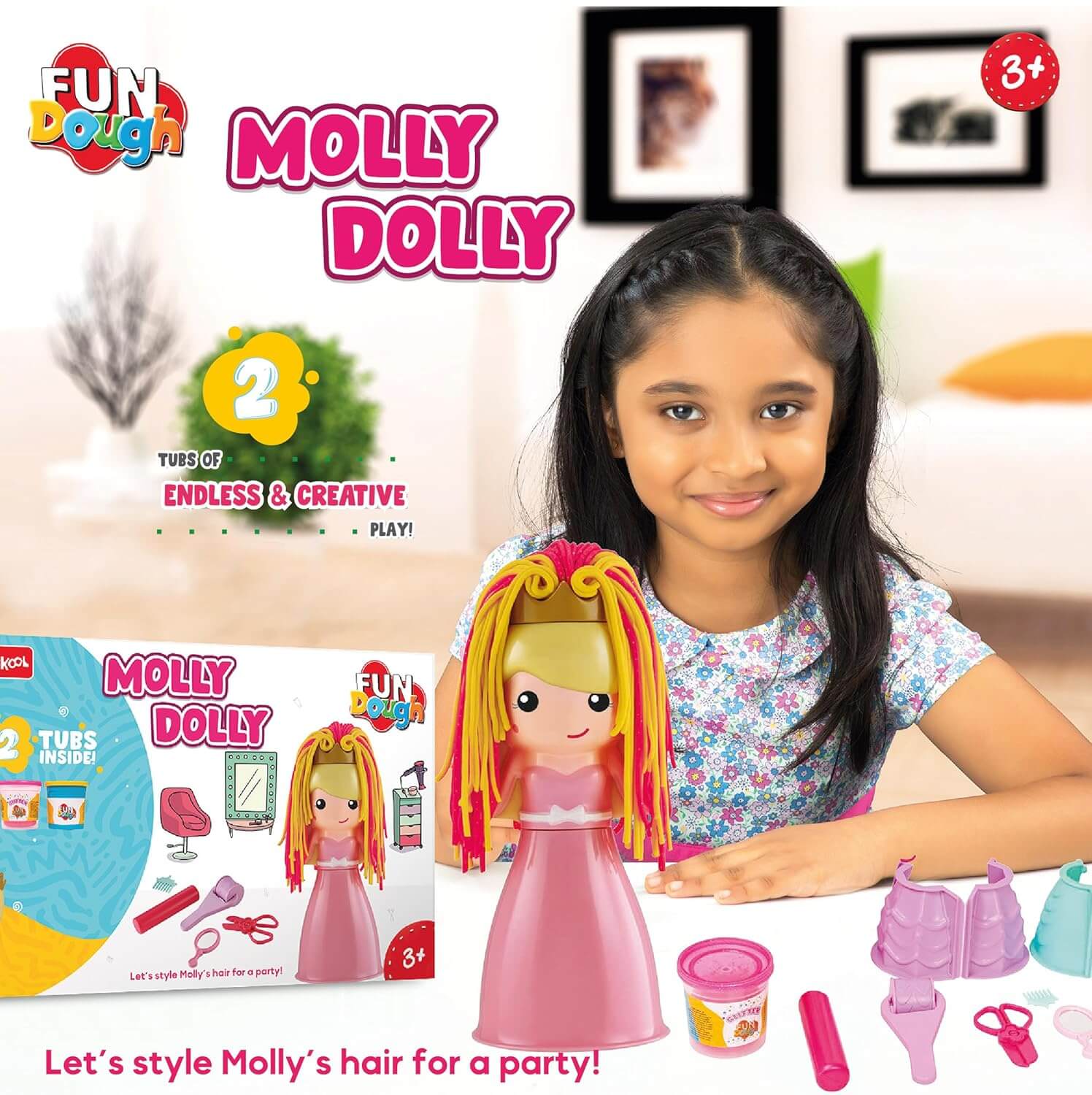 Funskool Fun Dough MOLLY DOLLY