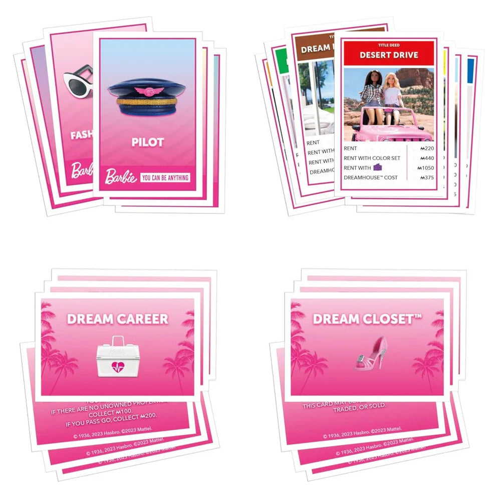 Hasbro Monopoly Barbie Edition Board Game