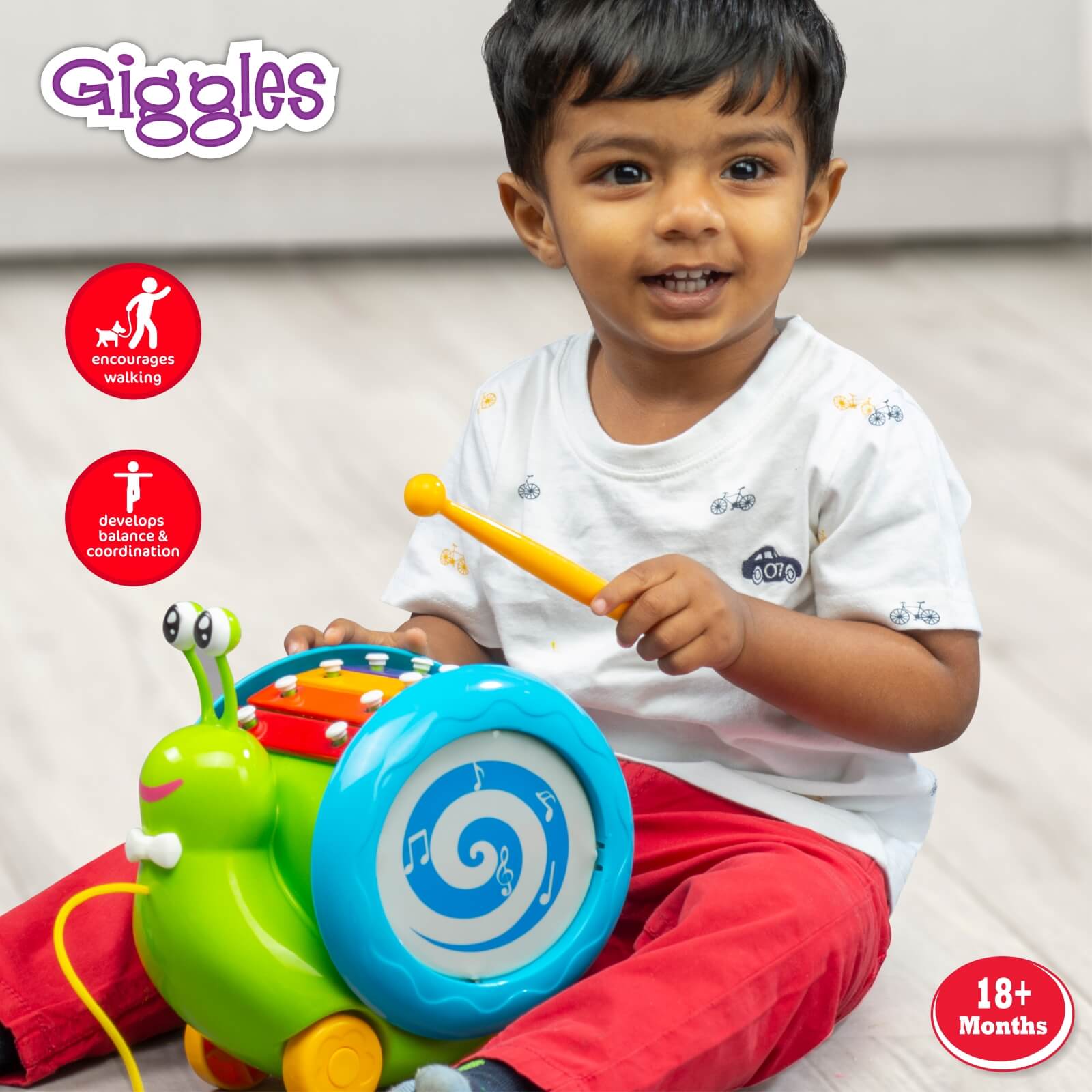 Giggles Musical Snail