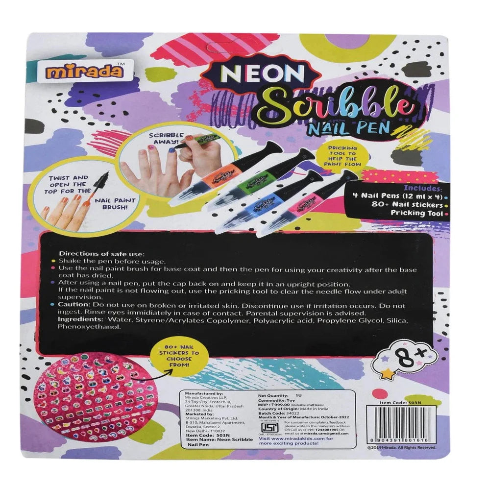 Mirada Cosmetics NEON SCRIBBLE NAIL PEN