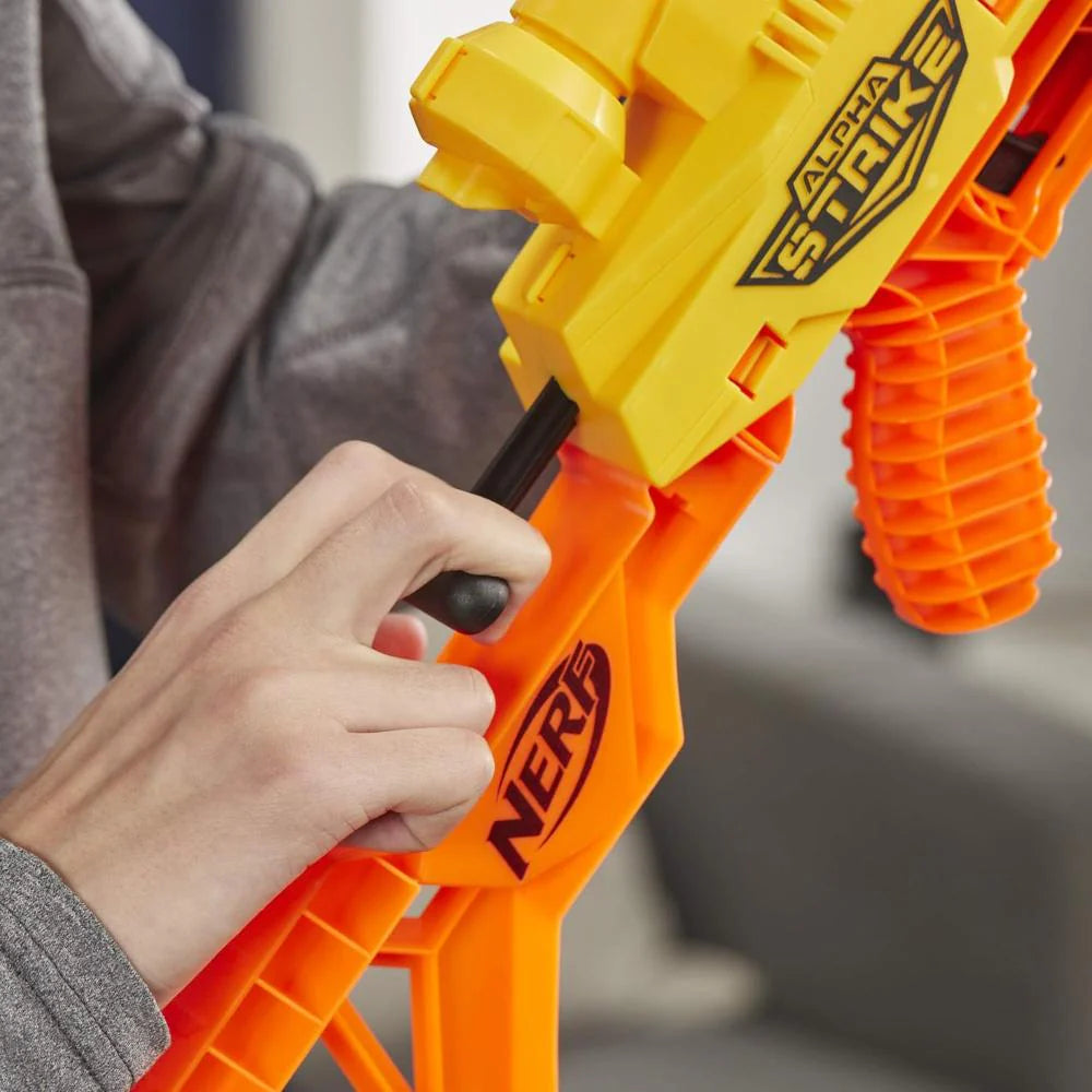 Nerf Alpha Strike Battalion Set - Includes 4 Blasters, 4 Half-Targets, and 25 Official Darts