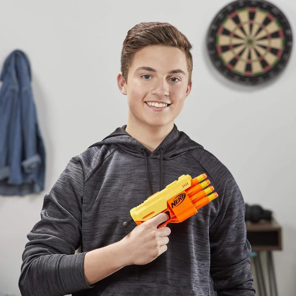 Nerf Alpha Strike Battalion Set - Includes 4 Blasters, 4 Half-Targets, and 25 Official Darts