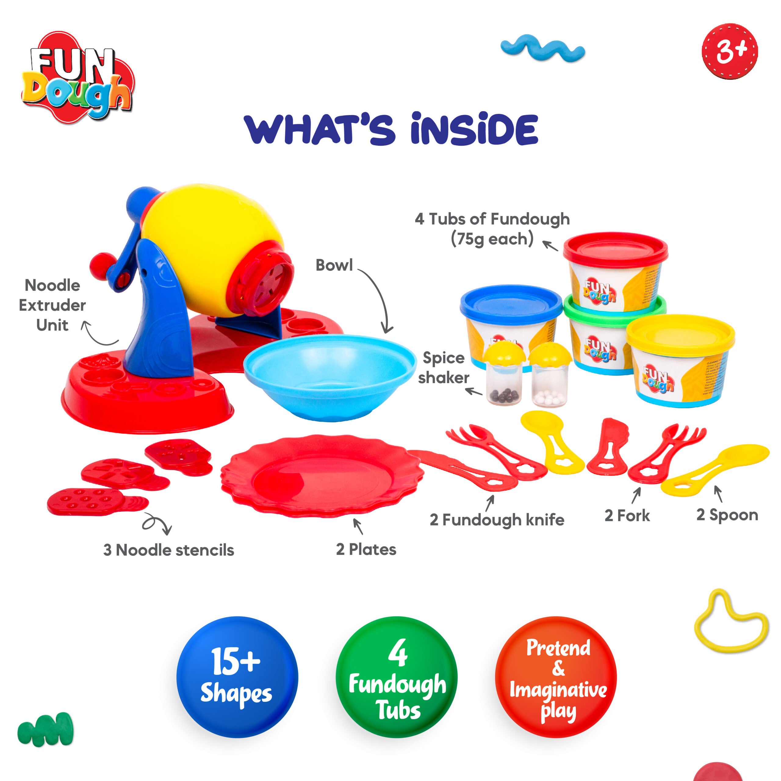 Funskool Fun Dough Noodle Party