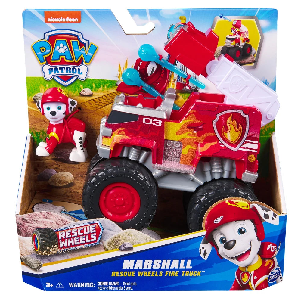 Spinmaster Paw Patrol Rescue Wheels Fire Truck, MARSHALL