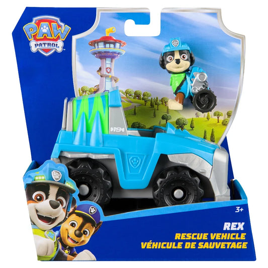 Paw Patrol Rex Vehicle Figure Toy